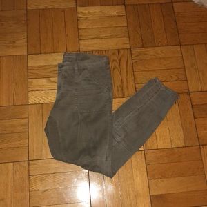 Banana Republic olive green moto pants
